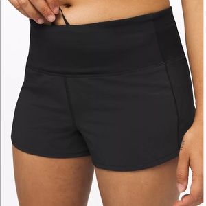 LULULEMON speed up high rise lined shorts 2.5”